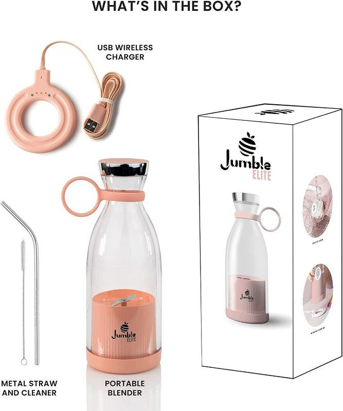 Photo 3 of Jumble Elite Portable Blender by Lavish Space 350 ML Waterproof Rechargeable
