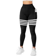 Photo 1 of A AGROSTE High Waisted Booty Yoga Pants Seamless Butt Lifting leggings Workout Gym Butt Leggings Black-XL
