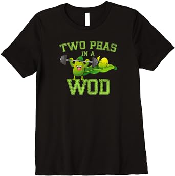 Photo 1 of Two Peas in a WOD T-shirt - Black - Women's Size XL