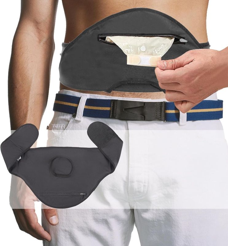 Photo 4 of JRAIYBZ Ostomy Belt Black | Stealth Belt for Ostomy Bag | Ostomy Support Belt | Ostomy Bag Covers | Ostomy Wrap | Ostomy Supplies (L)
