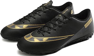 Photo 1 of Qzzsmy Mens Soccer Athletic Shoes Football Shoes Professional Spikes Breathable for Outdoor Sports Running/Competition - Size 9