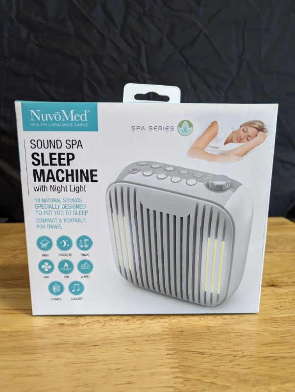 Photo 3 of NuvoMed Sound Spa Sleep Machine with Night Light
