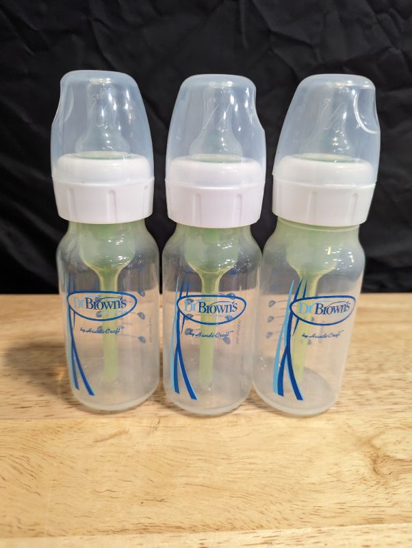 Photo 5 of Dr. Brown's Natural Flow Standard Polypropylene Bottle (4 oz) - 3 Pack
