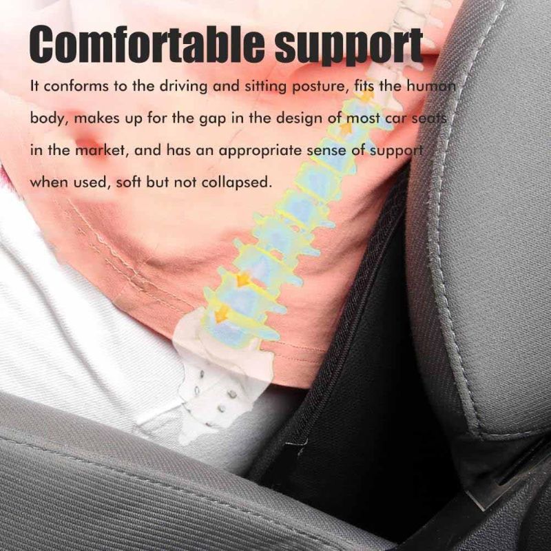 Photo 3 of Car Seat Cushion, Car Seat Pad for Driver Thick Car Heightening Seat Cushion Lower Back Discomfort Relief Cushion for All Seasons (Red)
