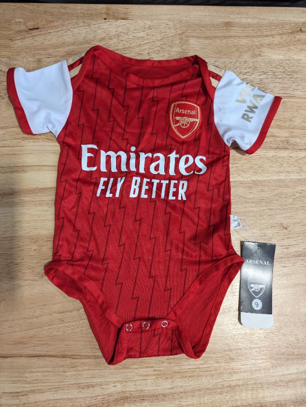 Photo 2 of Football Fans Home and Away Soccer Baby Bodysuit Comfort Jumpsuit for 6-18 Months Infant and Toddler New Season Jersey - 9 Months - NWT