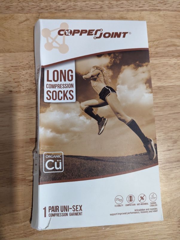 Photo 2 of Copper Joint Long Copper Compression Socks - Unisex - Size 3XL
