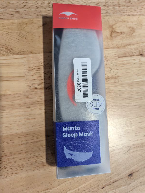 Photo 4 of Manta Slim Mask - 100% Blackout Ultra-Lightweight Eye Mask - Slim Comfort Design - Zero Eye Pressure - Infinitely Adjustable Eye Cups - Perfect Sleeping Mask for Side Sleepers and Light Sleepers
