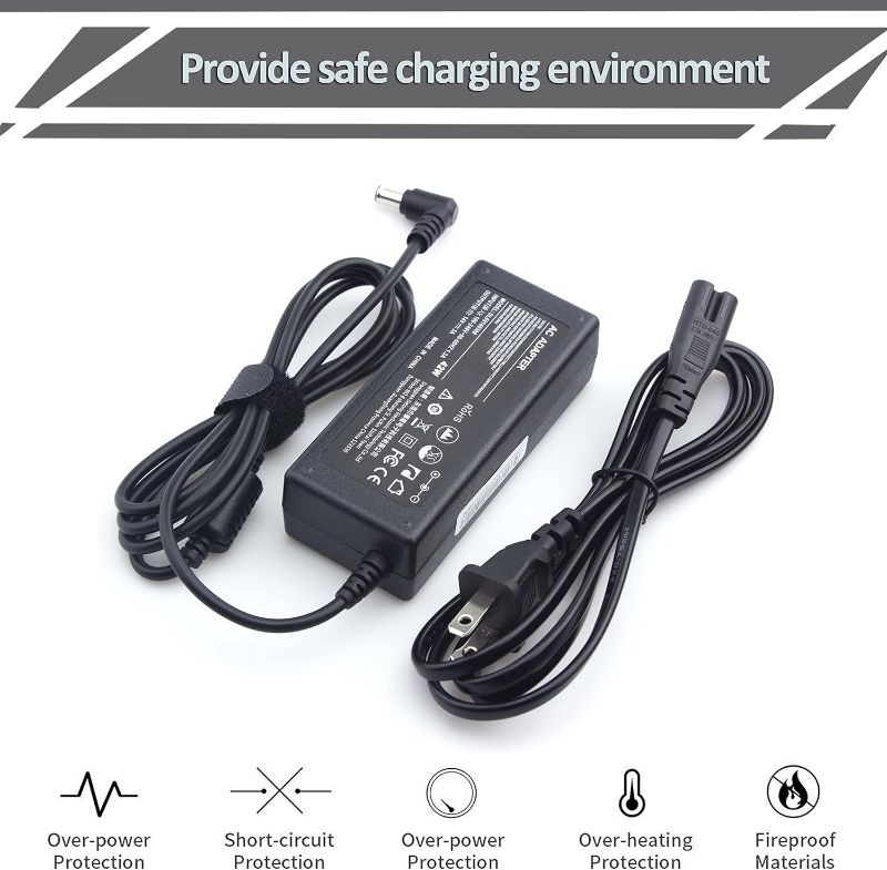 Photo 3 of EERSY 14V 3A AC Adapter fit for Samsung Monitor SyncMaster 22" 23" 24" 27" 28" 32" CF390 SF350 P2770 SA350 SF350 172X Series LS24C350HL/ZA S22B150 S22A100N S22F350FHN LED HDTV TV Curved Monitor
