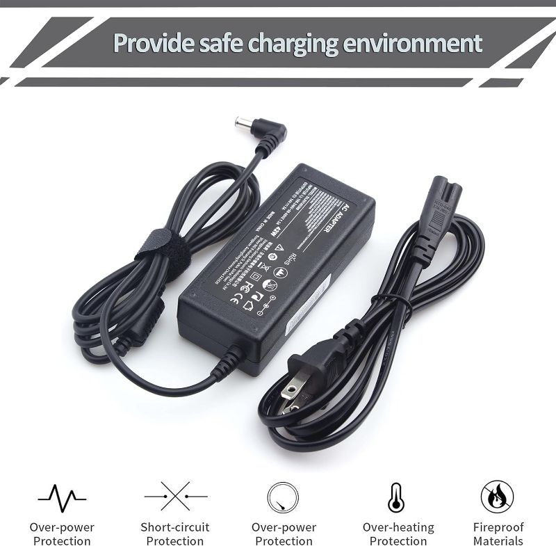 Photo 1 of EERSY 14V 3A AC Adapter fit for Samsung Monitor SyncMaster 22" 23" 24" 27" 28" 32" CF390 SF350 P2770 SA350 SF350 172X Series LS24C350HL/ZA S22B150 S22A100N S22F350FHN LED HDTV TV Curved Monitor
