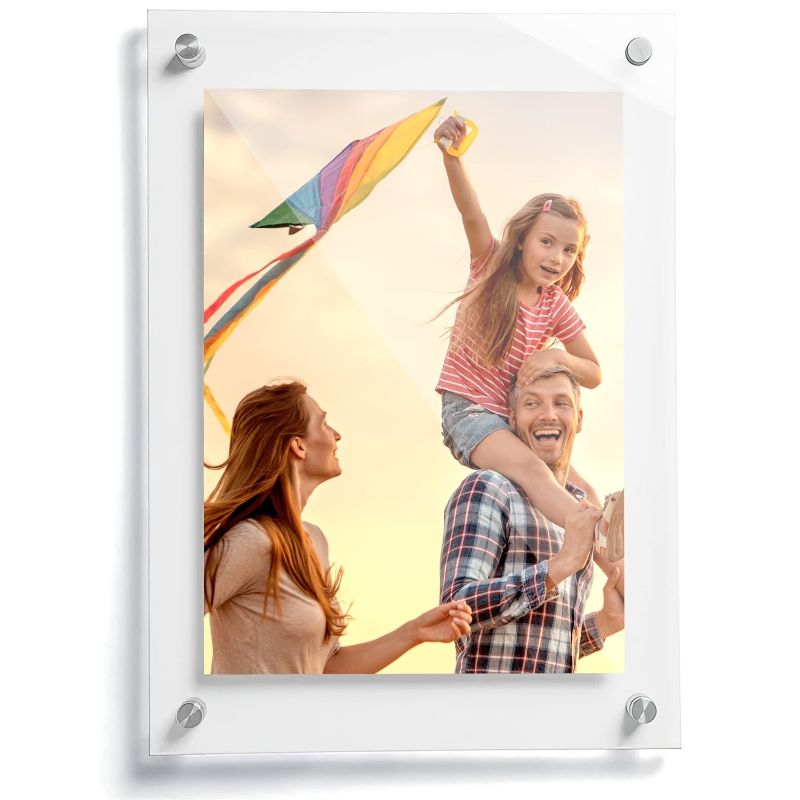 Photo 2 of Clear Plexiglass 11x14 10 Pack, Transparent Lucite Acrylic PET Panel. Lightweight, Shatterproof Glass Alternative for Photo Frames, DIY Craft Projects, Signs, Sneeze Guards, Face Shields