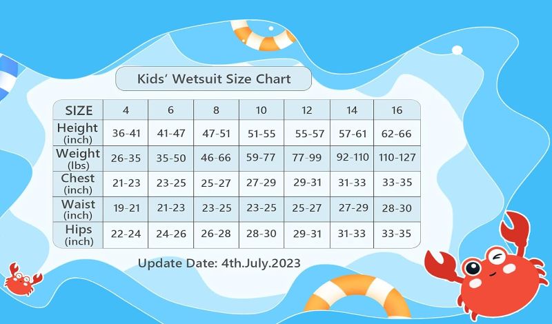 Photo 2 of Aunua Children's 3mm Youth Swimming Suit Shorty Wetsuits Neoprene for Kids Keep Warm - Black/Blue - Size 12
