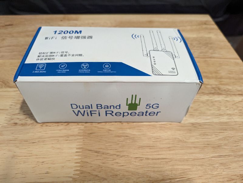Photo 3 of WiFi Booster,WiFi Extender,WiFi Extenders Signal Booster for Home,Covers Up to 8500 sq.Ft and 20 Devices, 2.4G/5G Dual Band,Up to 1200Mbps,4 Antennas 360° Full Coverage Signal Amplifier,Easy
