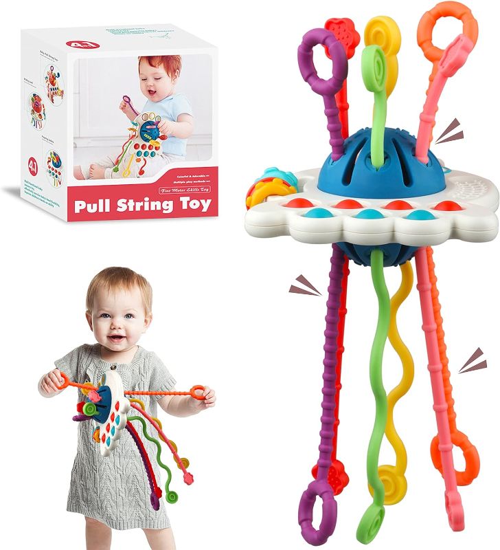 Photo 1 of Baby Montessori Sensory Toys - Toddler Travel Toys Educational Learning Activities - Fine Motor Skills Developmental Toys - Gifts for 6 9 12 18 Month Age 1 2 3 One Two Year Old Boys Girls Infant Toys