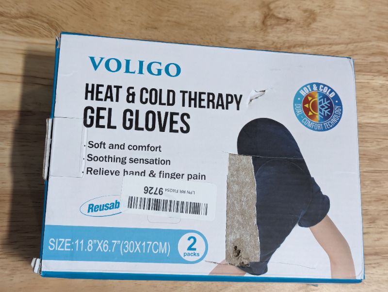 Photo 5 of voligo Microwavable Heated Mittens, Hot and Cold Hand Therapy Gloves, Heat Arthritis Gloves for Hands Warmer Therapy and Trigger Fingers Pain Relief & Carpal Tunnel Fit for Many Hand Sizes ?Gray?

