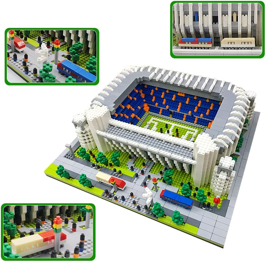 Photo 2 of dOvOb Micro Mini Blocks Real Madrid Stadium Building Model Set (4575 Pieces) Famous Architectural Toys Gifts for Kid and Adult