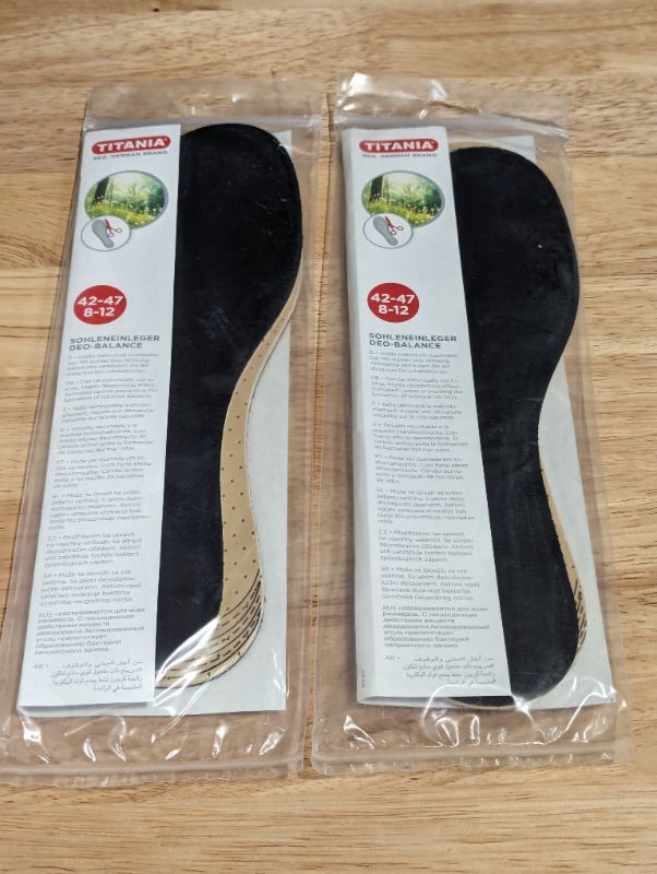 Photo 3 of Titania Deodorant Balance Insoles 42-47 - 2 Pack
