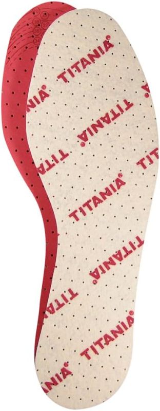 Photo 1 of Titania Futura Insoles - Breathable Insert Shoe Support Pads - Removes Foul Smell and Seat for Everyday Use (Men & Women) - Size 42-47 (8-12)
