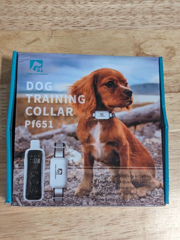 Photo 4 of Paws Furlosophy PF651 No Shock Collar for Dogs - Dog Training Collar with Remote