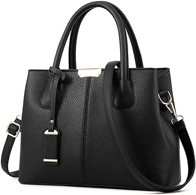 Photo 1 of Covelin Women's Top-handle Cross Body Handbag Middle Size Purse Durable Leather Tote Bag