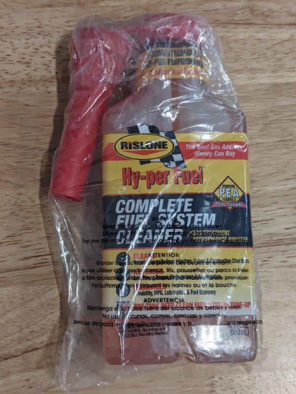 Photo 2 of Rislone Hy-per Fuel Complete Fuel System Cleaner Gas 16.9 Fl Oz (Pack of 1)