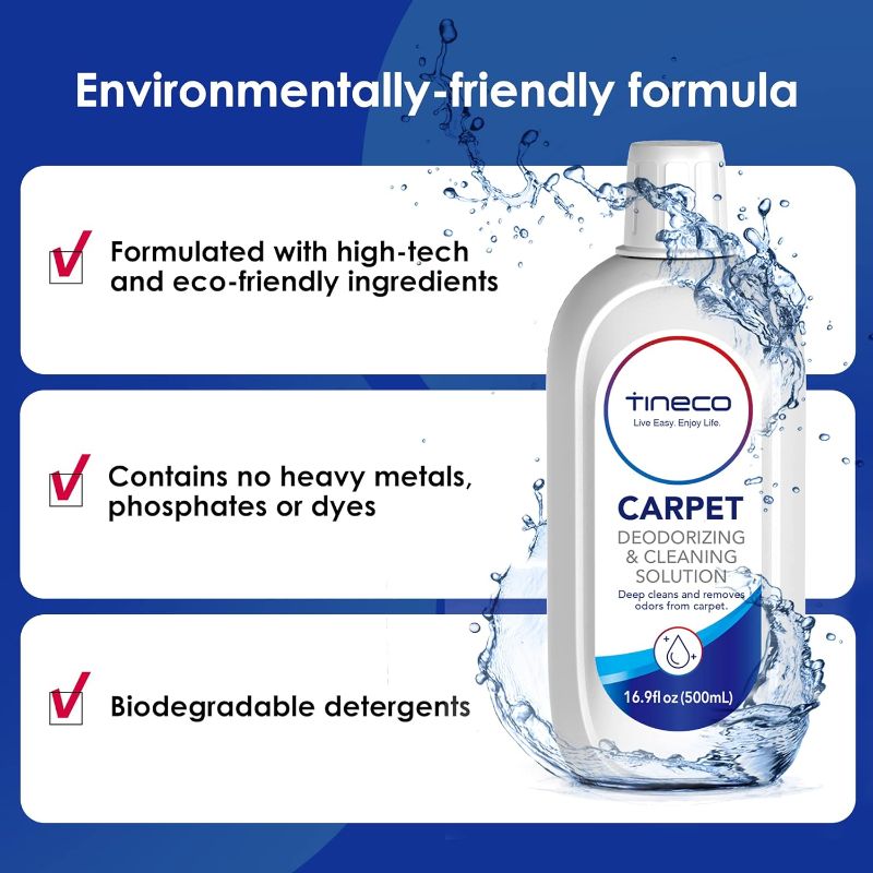 Photo 3 of Tineco Carpet Cleaning Solution for CARPET ONE, CARPET ONE PRO, iCARPET, CARPET ONE Spot, CARPET ONE Spot Essentials, 33.8 OZ
