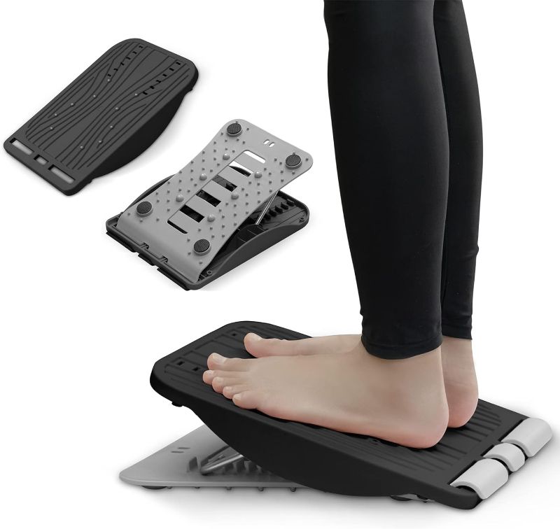 Photo 1 of INFIDEZ 3-in-1 Adjustable Incline Slant Board for Calf Stretching Ankle, Foot Massage, 10 Changeable Levels Rocker Board for Plantar Fasciitis Physical Therapy Equipment
