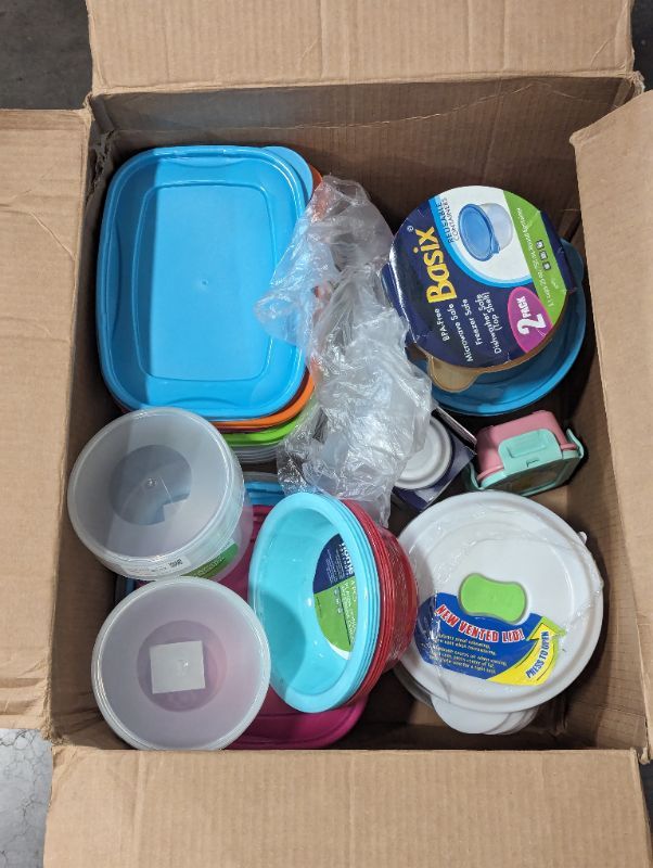 Photo 1 of LARGE TUPPERWARE LOT - VARYING SIZES AND STYLES - SOLD AS IS