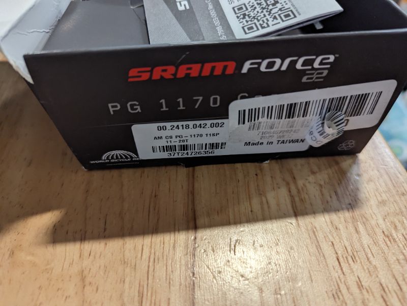 Photo 4 of SRAM PG1170 11-Speed Cassette - 11-28T