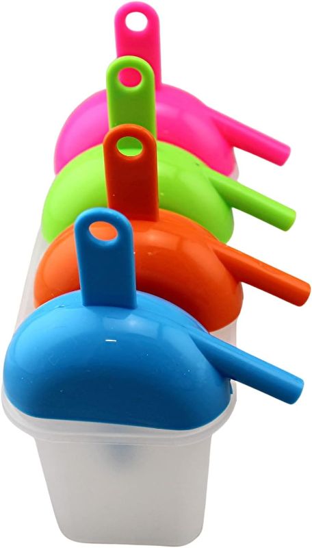 Photo 1 of 2 PACK - Ice Lolly Pop Mold Popsicle Maker with Straw Makes BPA Free Just Pop In The Freezer for a Healthy Snack
