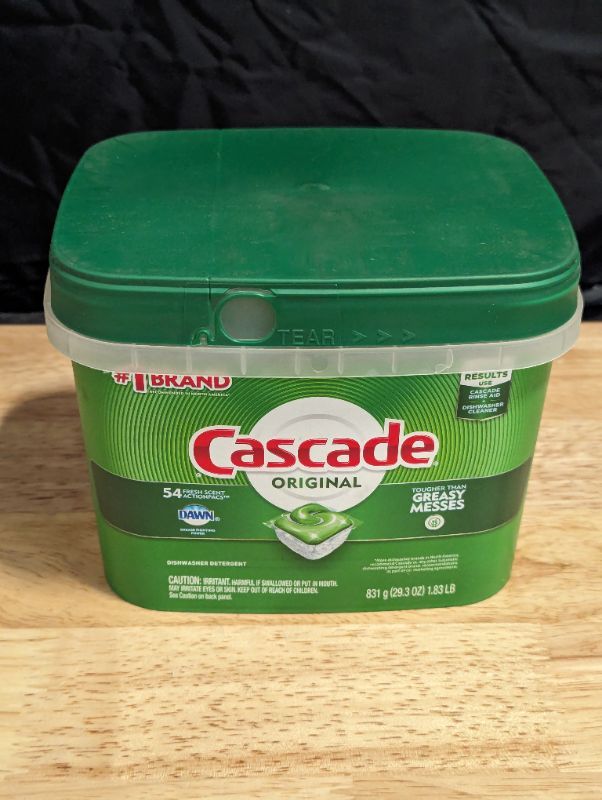Photo 2 of Cascade Actionpacs Fresh Scent Dishwasher Detergent, 54 count