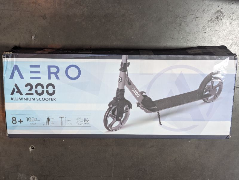 Photo 6 of Aero A200 Big Wheels Kick Scooter for Kids 8 Years Old, Teens 12 Years and up, Youth and Adults. Commuter Scooters with Shock Absorption, Lightweight, Foldable and Height Adjustable
