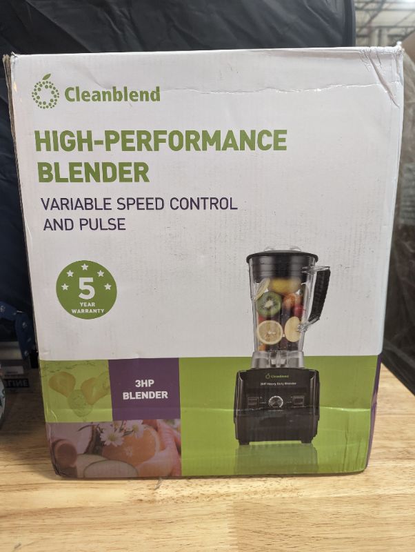Photo 6 of Cleanblend Commercial Blender - 64oz Countertop Blender 1800 Watts - High Performance, High Powered Professional Blender and Food Processor For Smoothies Black