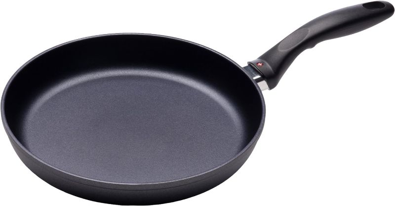 Photo 1 of Swiss Diamond 10.25 Inch Frying Pan - HD Nonstick Diamond Coated Aluminum Skillet Dishwasher Safe and Oven Safe Fry Pan, Grey