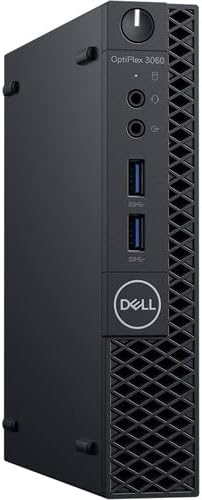 Photo 1 of Dell Optiplex 3060 Micro PC, Intel Core i3-8100T, 16GB DDR4 RAM, 256GB NVMe SSD, Win11Pro (Renewed)
