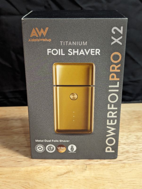 Photo 5 of AW All-Metal Foil Shaver for Men - Powerful Electric Razor, Barber Shaver and Shaving Machine