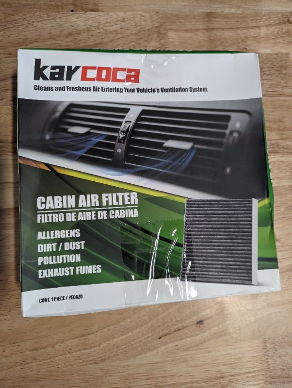 Photo 4 of KARCOCA CF11809 Premium Cabin Air Filter With Activated Carbon Compatible with CADILLAC CHEVY SILVERADO GMC SIERRA 2014 2015 2016 2017 2018 2019 2020 2021 2022(2 Pack)
