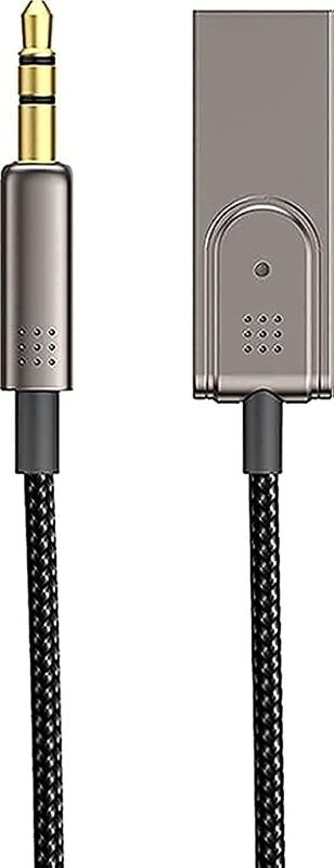 Photo 1 of WIWU Car Wireless Audio Cable With Built-In Microphone - Black