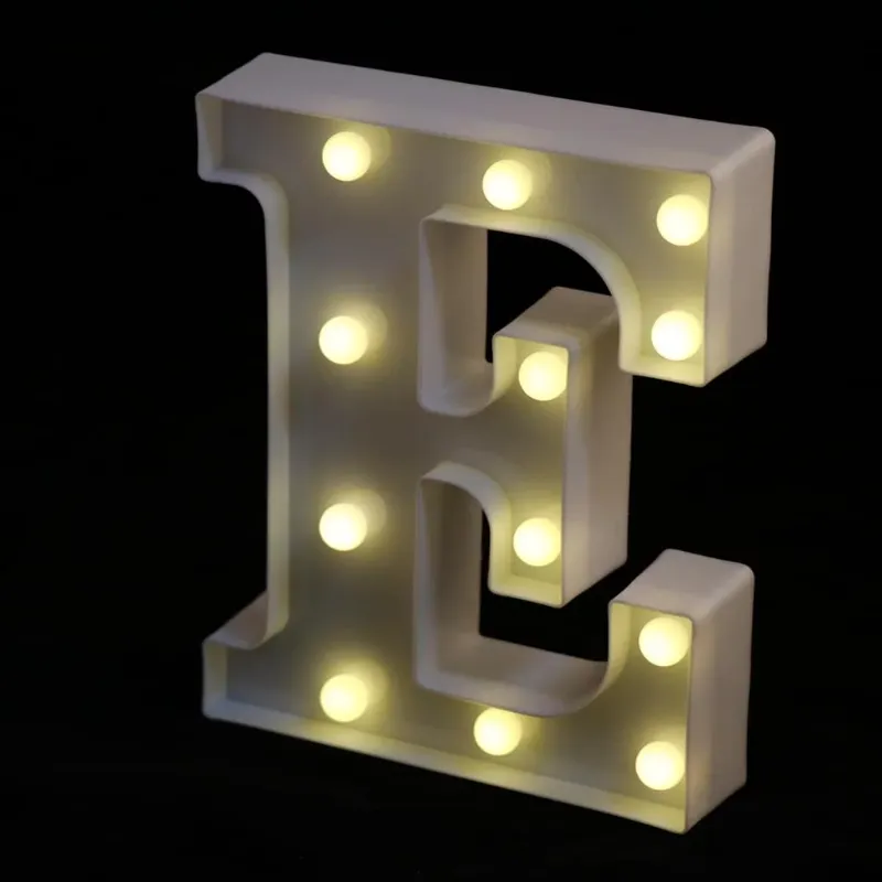 Photo 2 of Miscellaneous Bundle: Decorative LED Letter Marquee Sign with Lights E + Face Shield, Sand Proof Non Slip Motorcycle Goggles PC Lens Vents for Sports