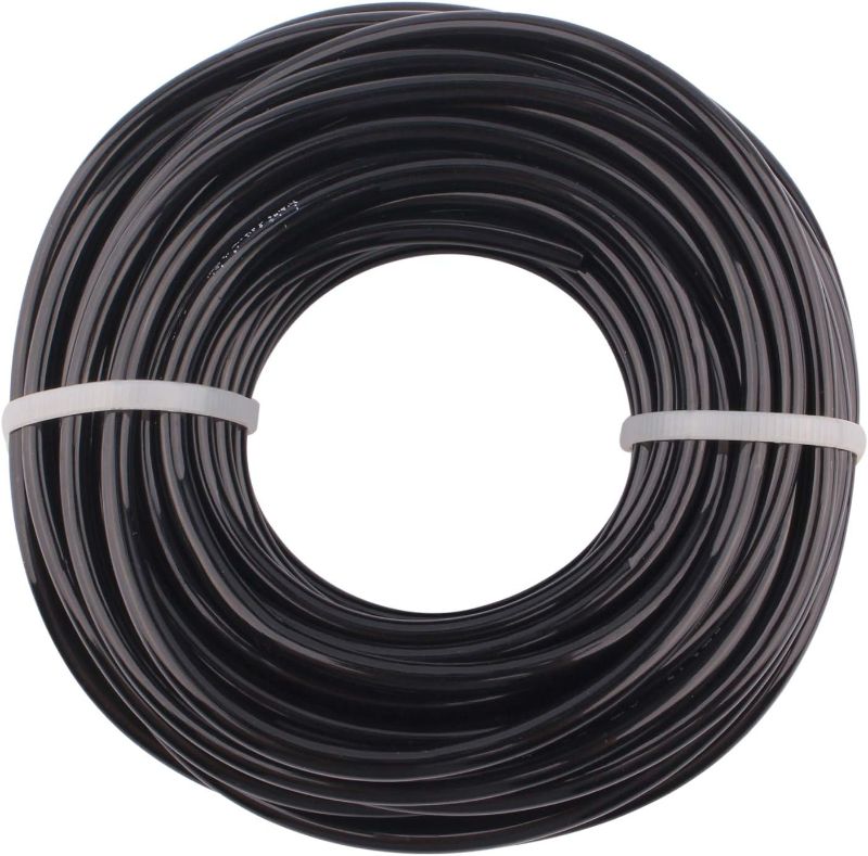 Photo 1 of  Pneumatic Hose 4mm OD 2.5mm ID Black Polyurethane PU Tubing Air Compressor Pipe 10Meter 50ft