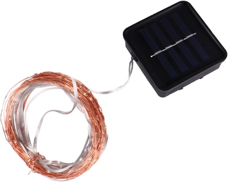 Photo 1 of DOITOOL Fairy Lights LED Solar Light Solar Panels Outdoor Decoration Glass Bottle String Lights Plastic Decorate Solar Mason jar Fairy Lights Garden Light