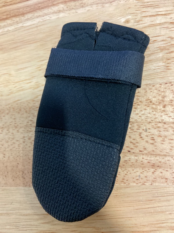 Photo 2 of Wound Recovery Boot for Dogs. Protects and Heals Paw. Made from Softshell, Water Resistant and Breathable Material. Recommended by Vets. (Small, Black)