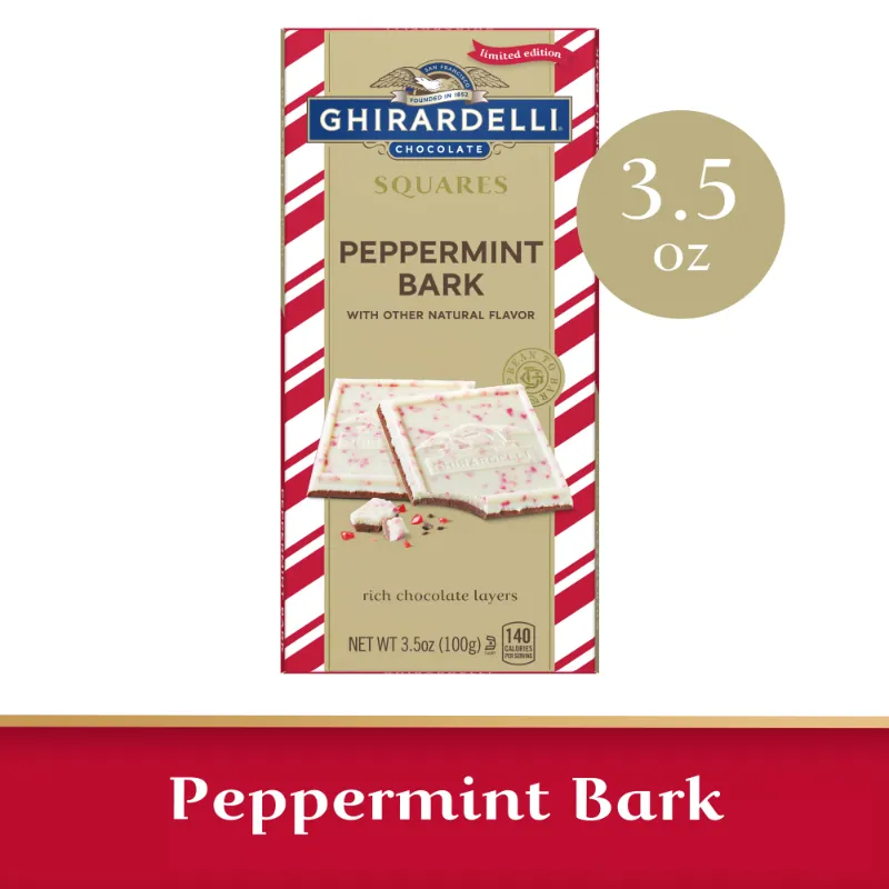 Photo 1 of GHIRARDELLI Peppermint Bark Bar, 3.5 oz Bar 11 PACK