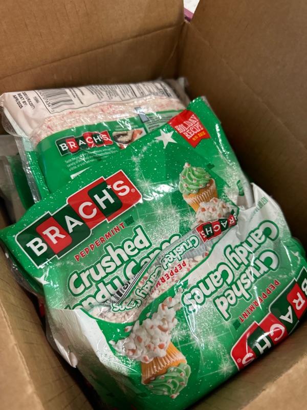 Photo 1 of Brachs Peppermint Crushed Candy Canes, 10 Ounce 16 Count