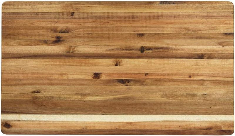Photo 1 of Thirteen Chefs Cutting Boards - Large, Lightweight, 30 x 18 Inch Acacia Wood Chopping Board for Plating, Appetizers, Charcuterie and Kitchen Prep - Portable Cooking Accessories
