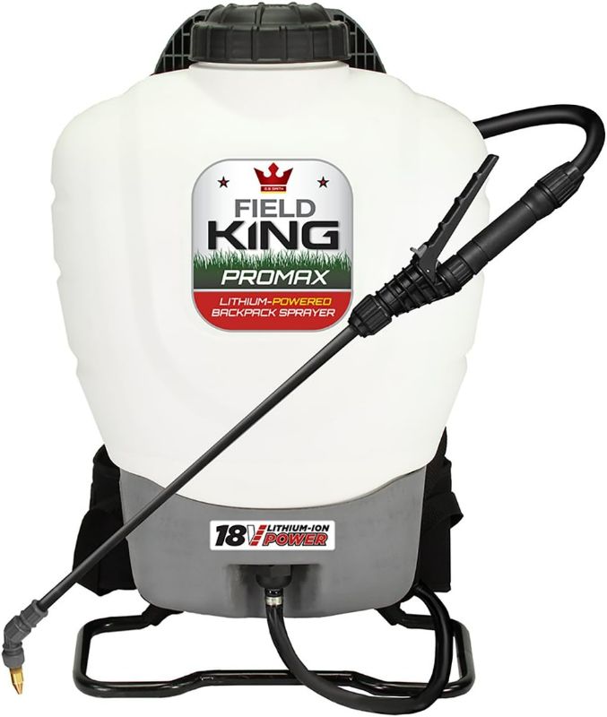 Photo 1 of Field King 190515 Professionals Battery Powered Backpack Sprayer, 4 gal
