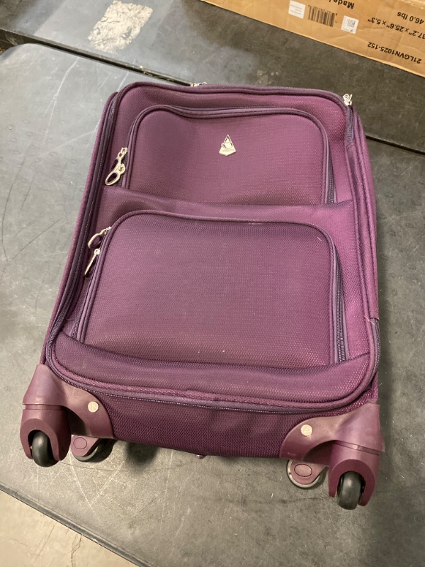 Photo 3 of Maximum Allowance Airline Approved Delta United Southwest Carryon Suitcase Purple
