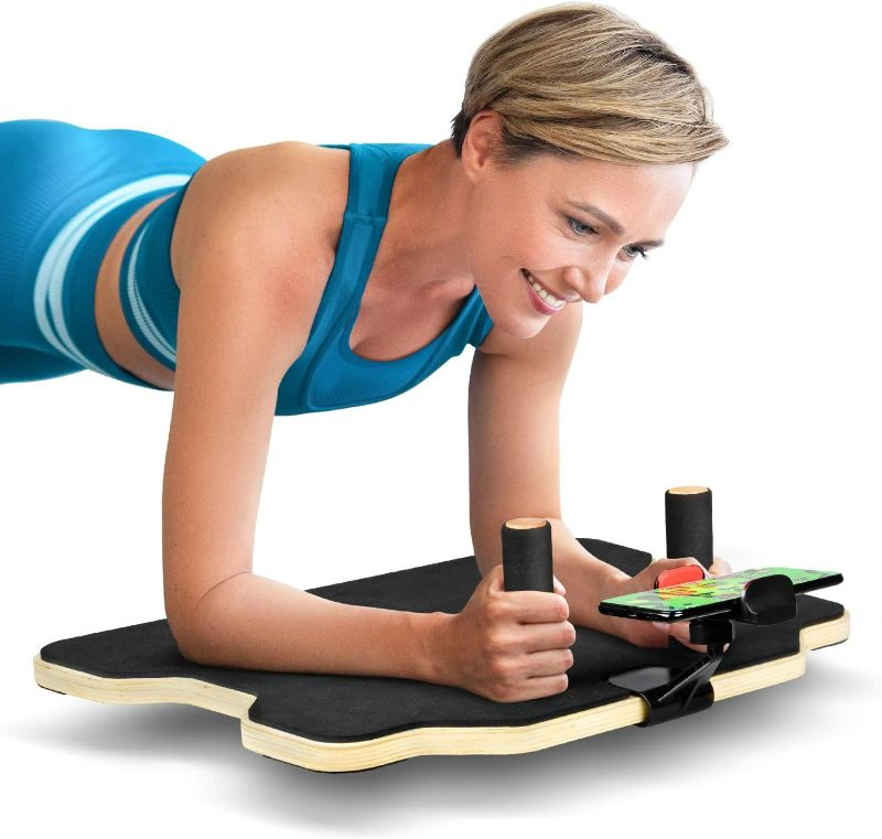 Photo 1 of Yes4All Inno Board, Multi-Functional Balance Board, Plank Board for Balance, Posture, Core Trainer and Coordination; Dynamic Core Training with Phone Holder Included
