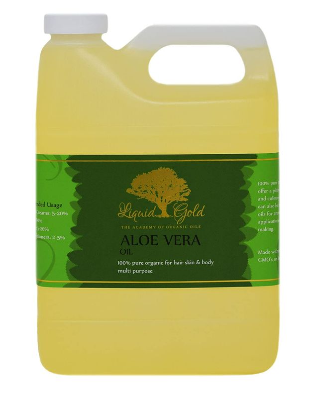 Photo 1 of Liquid Gold 32 Fl.oz Premium Organic Aloe Vera Oil Pure Health Hair Skin Care Moisturizing
