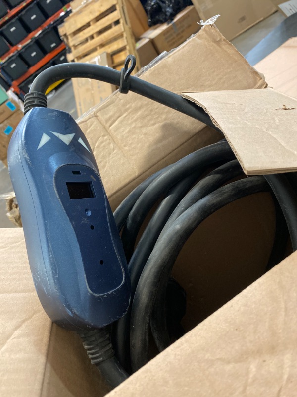 Photo 1 of MUSTART 40A Level 2 EV Charger, 240V NEMA14-50 Plug with 25 Feet Cable for J1772 EVs, 15/25/40A Adjustable Current
