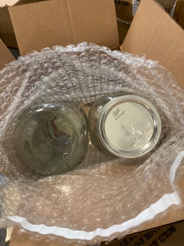 Photo 2 of 2 Piece Ball Wide Mouth Half Gallon 64 Oz Jars with Lids 